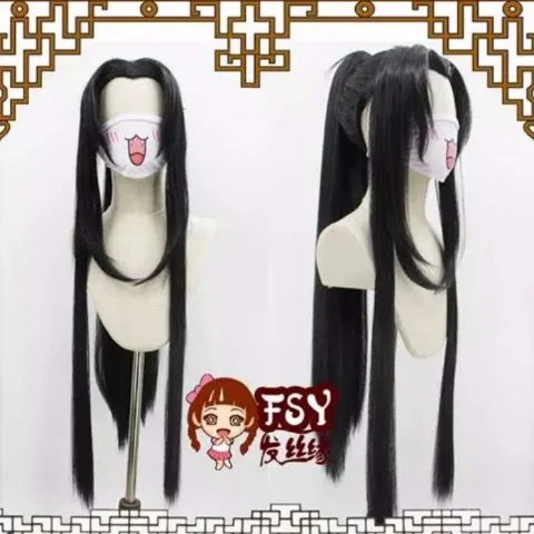 MO DAO ZU SHI We Wuxian костюм Цзян Чэн йилинг патриарх молодой Косплей гроссмейстер демонического культивирования косплей для мужчин - Цвет: hair