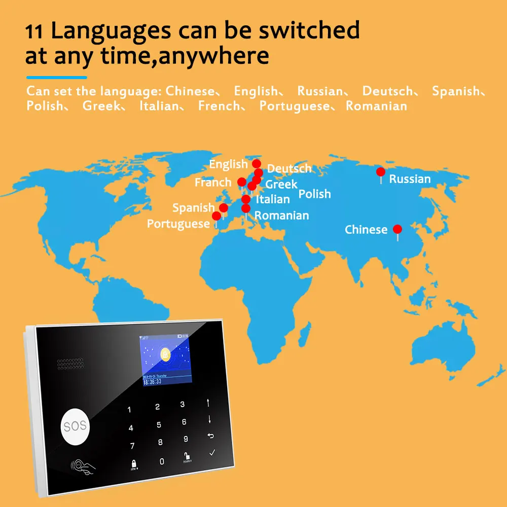 TUGARD G30 Tuya Wifi Gsm Home Burglar Security Alarm System Door Sensor Detector Kit Smart Life Alexa Google Apps Control