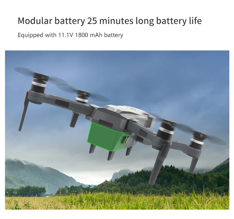 Presente do Menino K20 com Motor sem Escova Novo Drone k hd Câmera Dupla Profissional Dobrável Quadcopter 1800 m rc Distância Brinquedo 5g Gps 4 24 Cheap Helicópteros rc