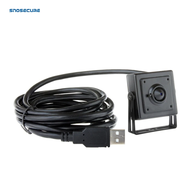 

SNOSECURE Micro Size Square Shaped 30Fps 2MP 0V2710 Senor HD 8MP Pinhole Lens Mini Camera Usb For ATM and Kiosk Vehicle Car Use