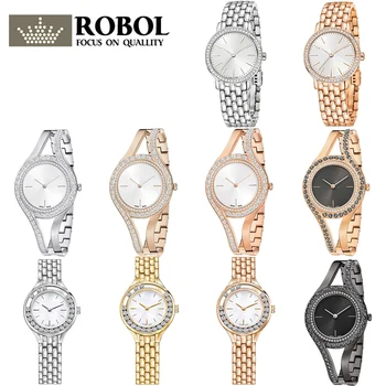 

ROBOL High Quality SWA Ladies ashion Swan Models Alloy Watches Lasting Wear Without Deformation Pictures Please Contact Seller