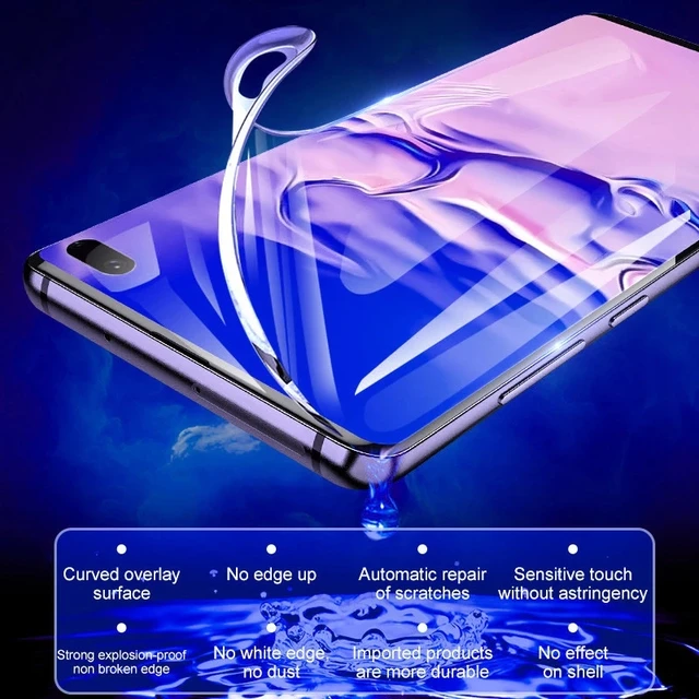 4Pcs Hydrogel Screen Protector For Samsung Phones 4