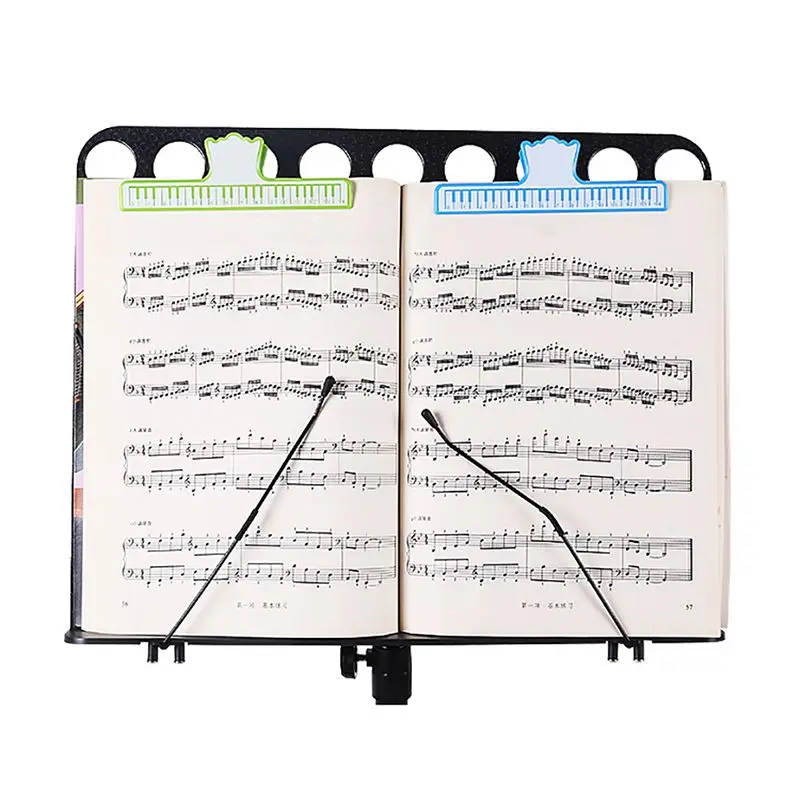 Music Hobby Piano Note Clip Keyboard Printed Smooth Grooves Plastic Music Book Page Holder Clamp Musical Tool Music Hobby Piano Note Clip Keyboard Printed Smooth Grooves Plastic Music Book Page Holder Clamp Musical Tool