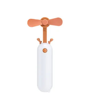 

Portable Small Folding Handheld Fan USB Fan Princess Rabbit Hand Holding Mini Fan With Rechargeable Battery For Outdoor Home