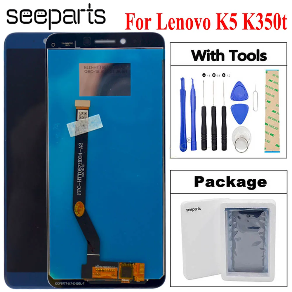 100% протестированный 5 7 &quotдля lenovo K5 K350T k350 T ЖК дисплей кодирующий преобразователь