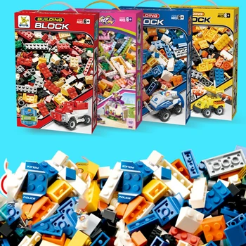 

1000pcs DIY Building Blocks Kids Creative Bricks Toys Figures for Compatible All Brands Blocks Girls Kids Birthday Gift