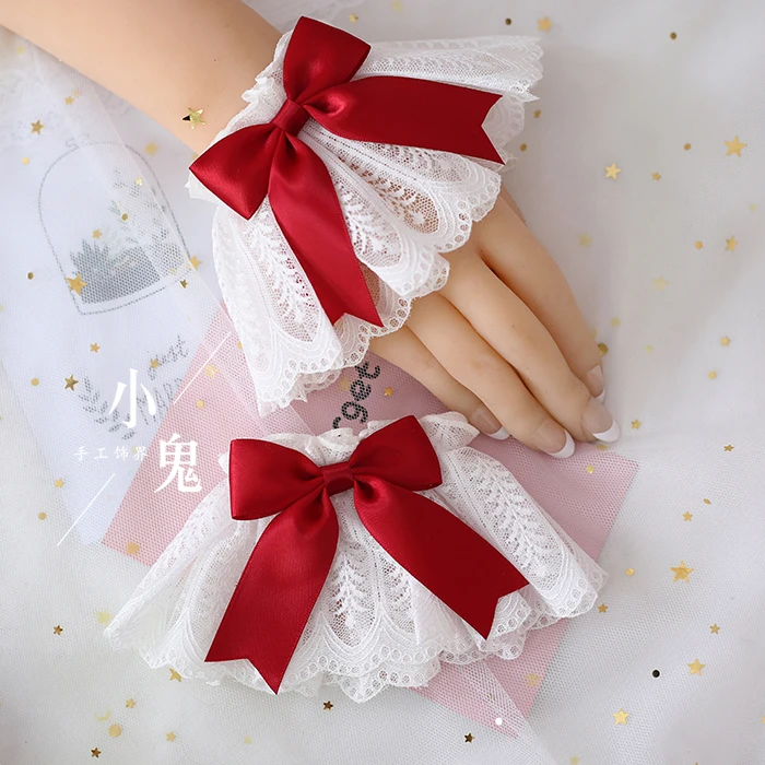 Японские Сладкие кружевные Лолита аксессуары для волос ювелирные изделия ожерелья Лолита рука рукав Звездный дом волшебная ручка в форме ангела