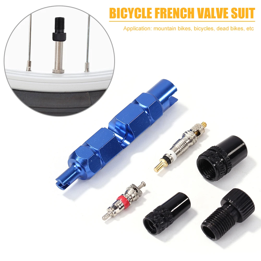 New Presta to Schrader Pump Bicycle Bike Cycling Valve Adaptor Adapter Repair S1