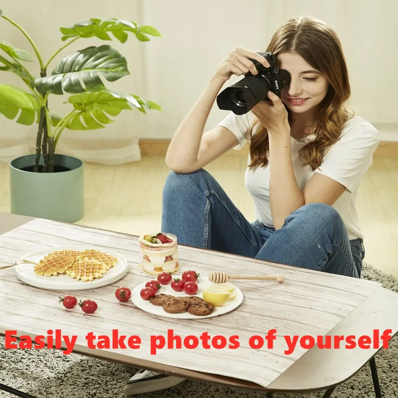 57*87cm Photography Backdrops Marble Wood Grain 2 Sided Waterproof Backgroud Cosmetics Photo Background for Studio Photo