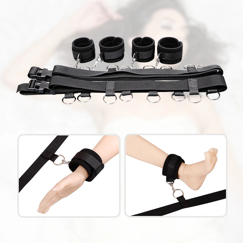 kit de bondage de retenue au lit - La boutique du plaisir en ligne