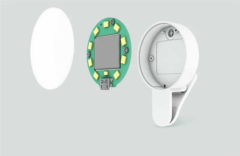 Xiaomi Mijia Yuemi заполняющий светодиодный светильник(мобильный телефон селфи) для Xiaomi умный дом Три затемнения/минималистичный дизайн