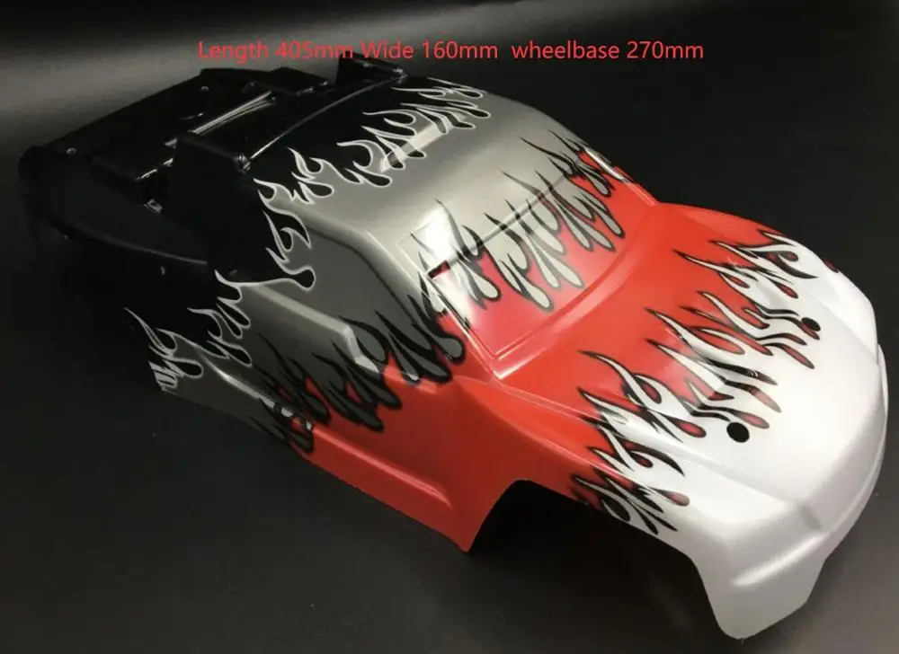 1/8 1/10 Масштаб RC окрашенный MT грузовик кузов HPI Savage X4.6Flux F4.6 VRX HSP Redcat losi FS kyosho Tamiya T maxx E-MAXX jraxxas cc01 - Цвет: HH