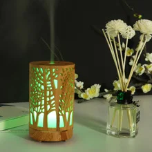 Эфирное масло Cachin AliExpress красочный Ароматический диффузор 400 мл увлажнитель древесины полый Ароматический диффузор