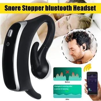 

Smart Snore Stopper bluetooth Headset Snoring Biosensor Infrared Ray Detects Anti Snoring Device for Apple Android
