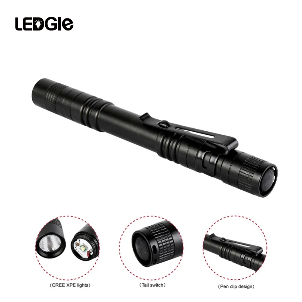 Компактный мини фонарик LEDGLE Многофункциональный тактический светодиодный