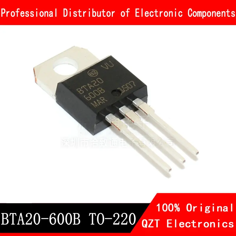 10pcs/lot BTA20-600B BTA20-600 BTA20 600B 600 Triac 600V 20A new original In Stock 10pcs lot btb24 600b btb24 600 btb24 24a 600v to 220 to220 transistor mosfet new original good quality chipset