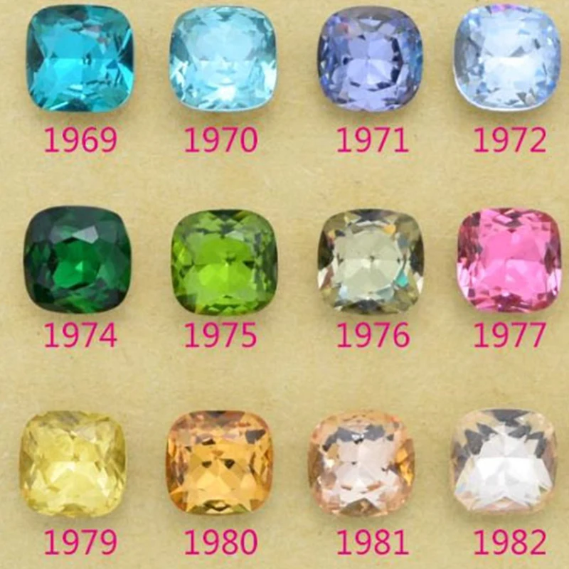 

Sharp bottom 100pc/lot Nail Jewelry Crystal Rhinestone Opal 8x8mm Nail Crystal Strass Stone Korea Japanese Style 3D Nail Crystal