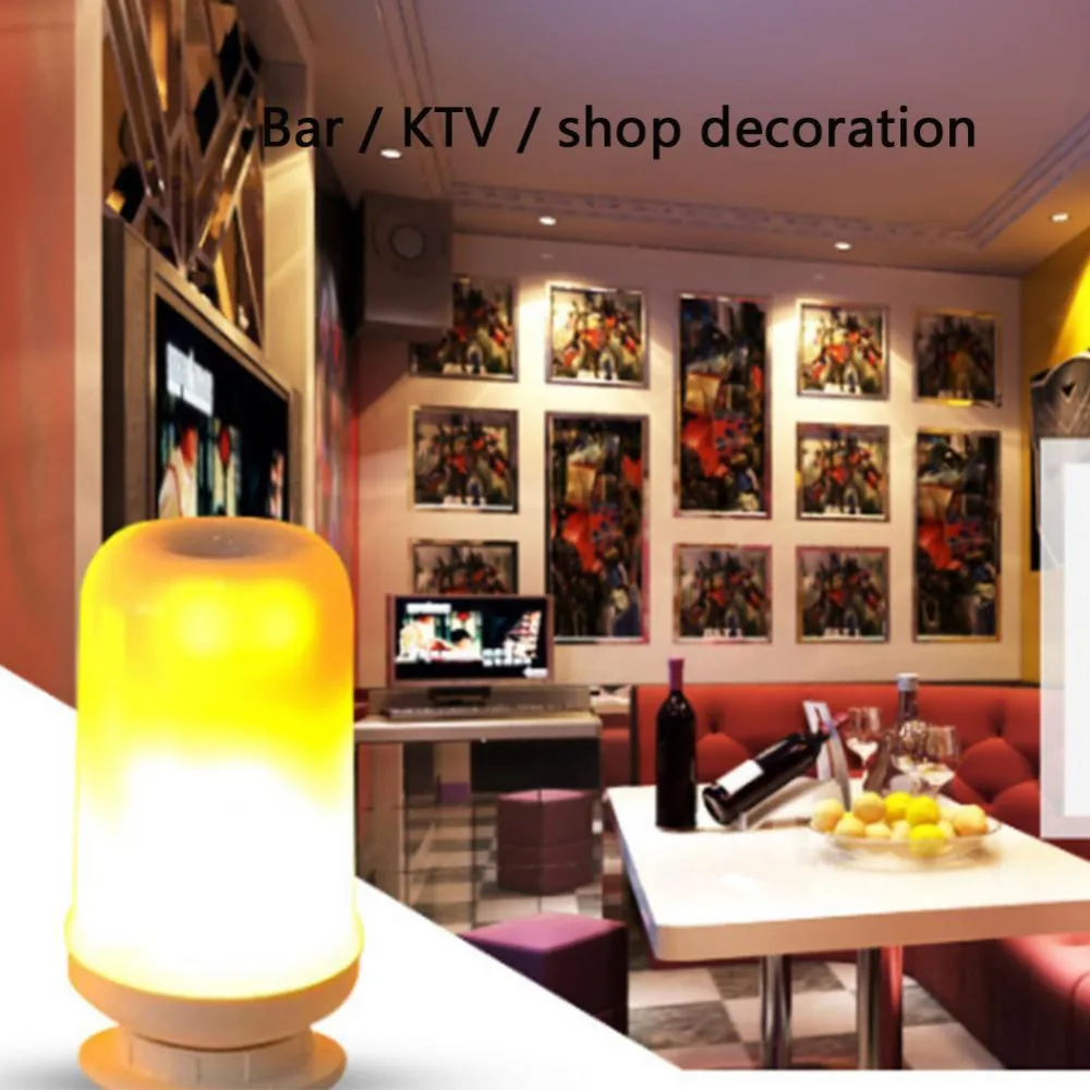 LED Flame Lamp E27 E26 B22 E14 E12 Light Bulb Flame Effect Fire Lamps Flickering Emulation 3W 5W 7W 9W Decor LED Lamp