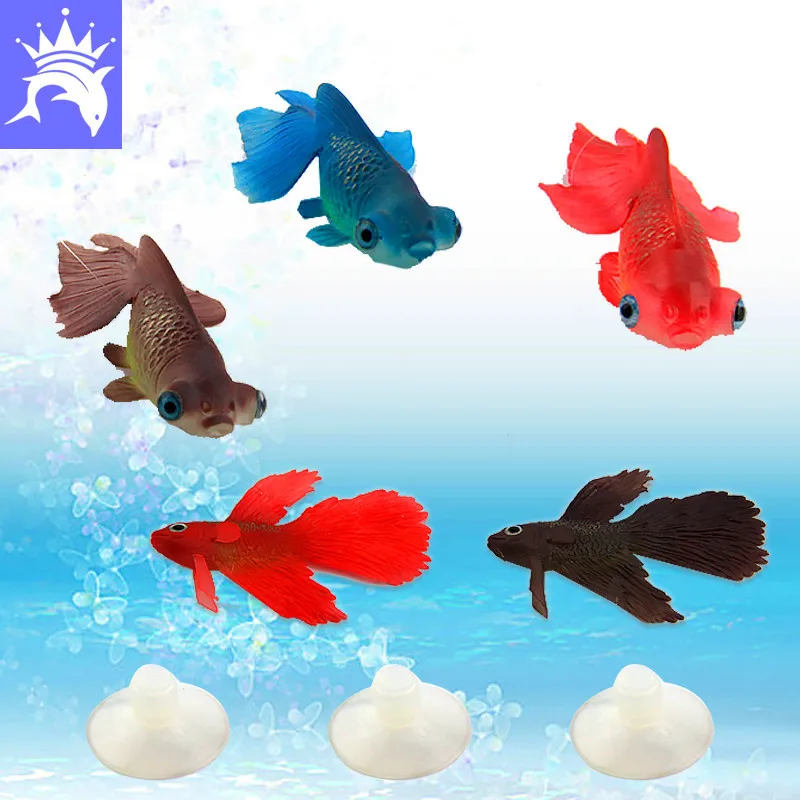 Аквариум имитация украшения для аквариумов Пластиковая Золотая рыбка модель Рыба для декораций Betta