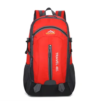 

40L Unisex Waterproof Backpack Travel Pack Sports Bag USB Interface Outdoor Mountaineering Hiking Climbing Backpack for Male