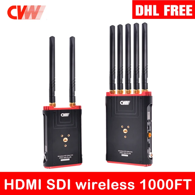CVW PRO300plus/PRO300 HDMI SDI Беспроводная 300m/1000ft + WHDI HD видео передача беспроводной