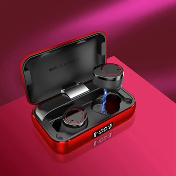 

TWS 5.0 Bluetooth Headset Stereo Earphone Wireless Headphone IPX7 Waterproof Sports Headset