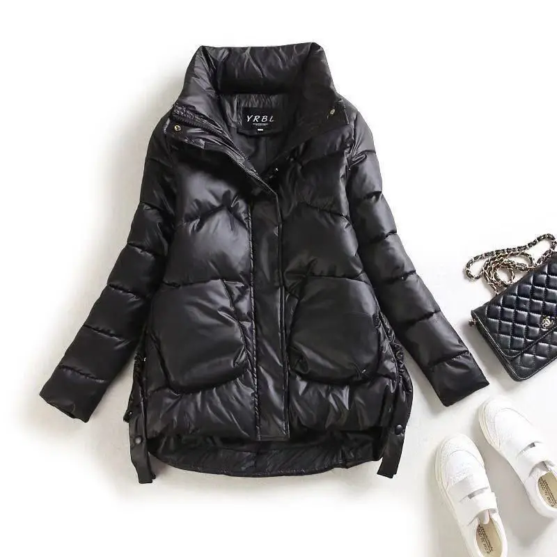 

2023 New Fashion Winter Jacket Women Clothes Slim Thick Warm Coat Female