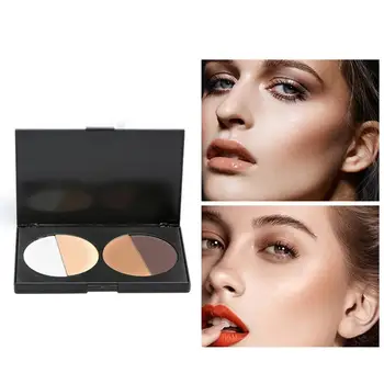 

4 Colors Highlighter Palette Brighten Skin Highlight Shadow Combination Toner Full Cover Blemish