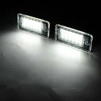 

For A3 A4 A5 A6 A8 B6 B7 Q7 License Plate Light Replacement Car Auto 18 LED