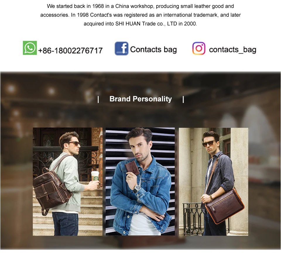 Contact's Genuine Leather Men Key Wallet With Zipper Coin Purse Credit Card Holder Rfid Short Wallet Business Male Car Keychain