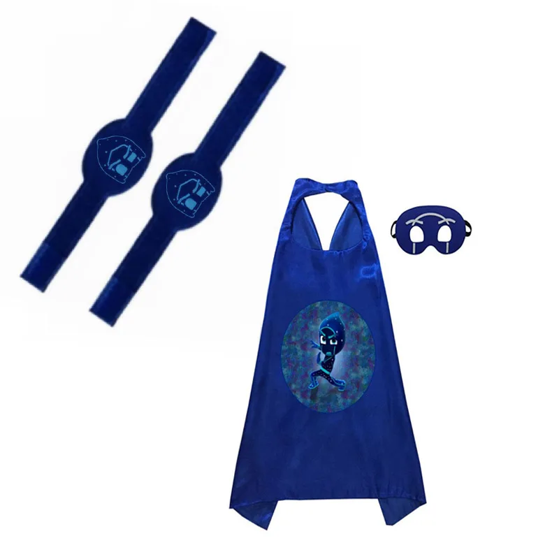 PJ Masks Juguete браслет плащ Pj маска костюмы Catboy Owlette Gekko фигурки на Хэллоуин косплей игрушки для детей подарок S70
