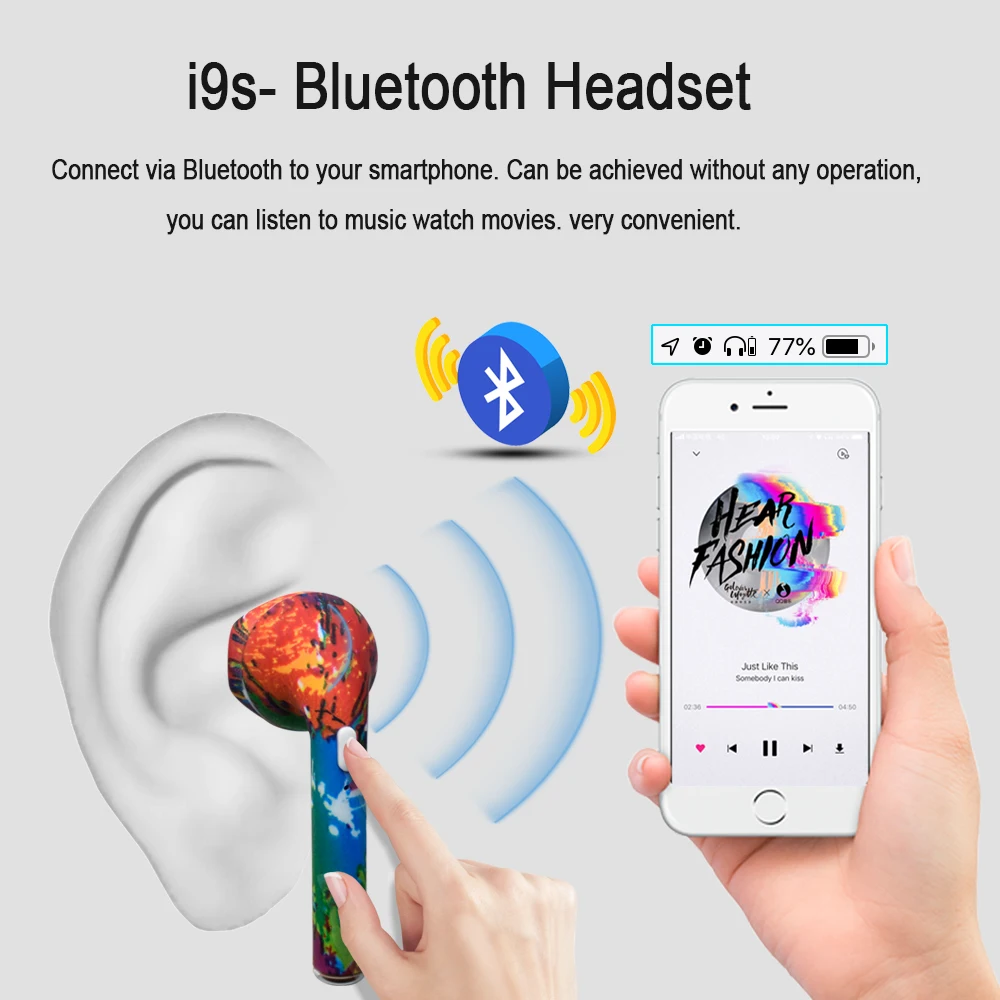 Беспроводные Мини Bluetooth наушники I9s Tws Pods TWS беспроводные гарнитуры наушники вкладыши наушников для Apple Andorid IPhone