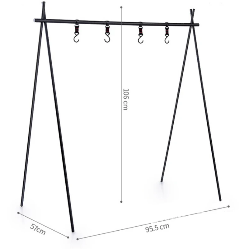 Уличная походная стойка туристическая походная треугольная стойка вешалка треугольная стойка для растений уличная мебель