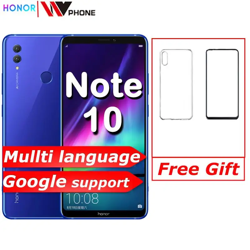 Honor Note 10 мобильный телефон Kirin 970 четыре ядра две sim карты 6 95 дюймов Android 8 1
