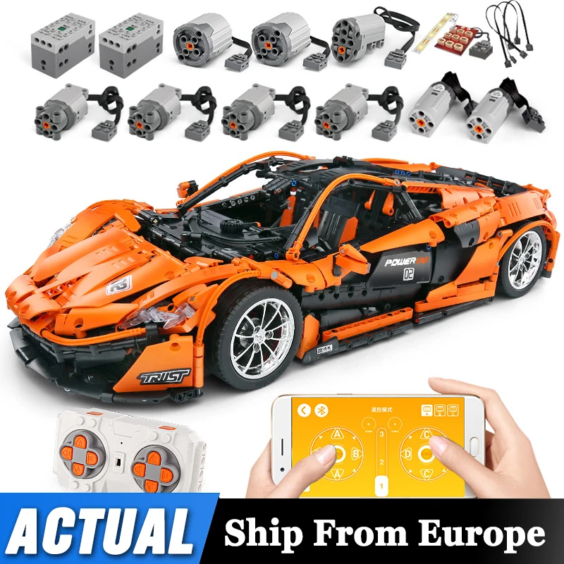 Плесень King 13090 Technic McLaren P1 Супер гоночный автомобиль приложение RC модель