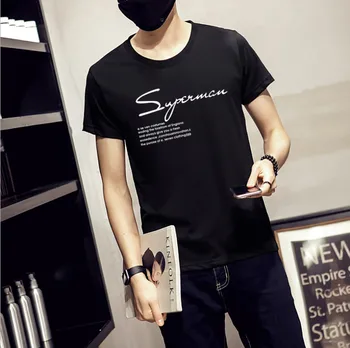 

Summer new women's street letter characters print loose short-sleeved T-shirt 6494