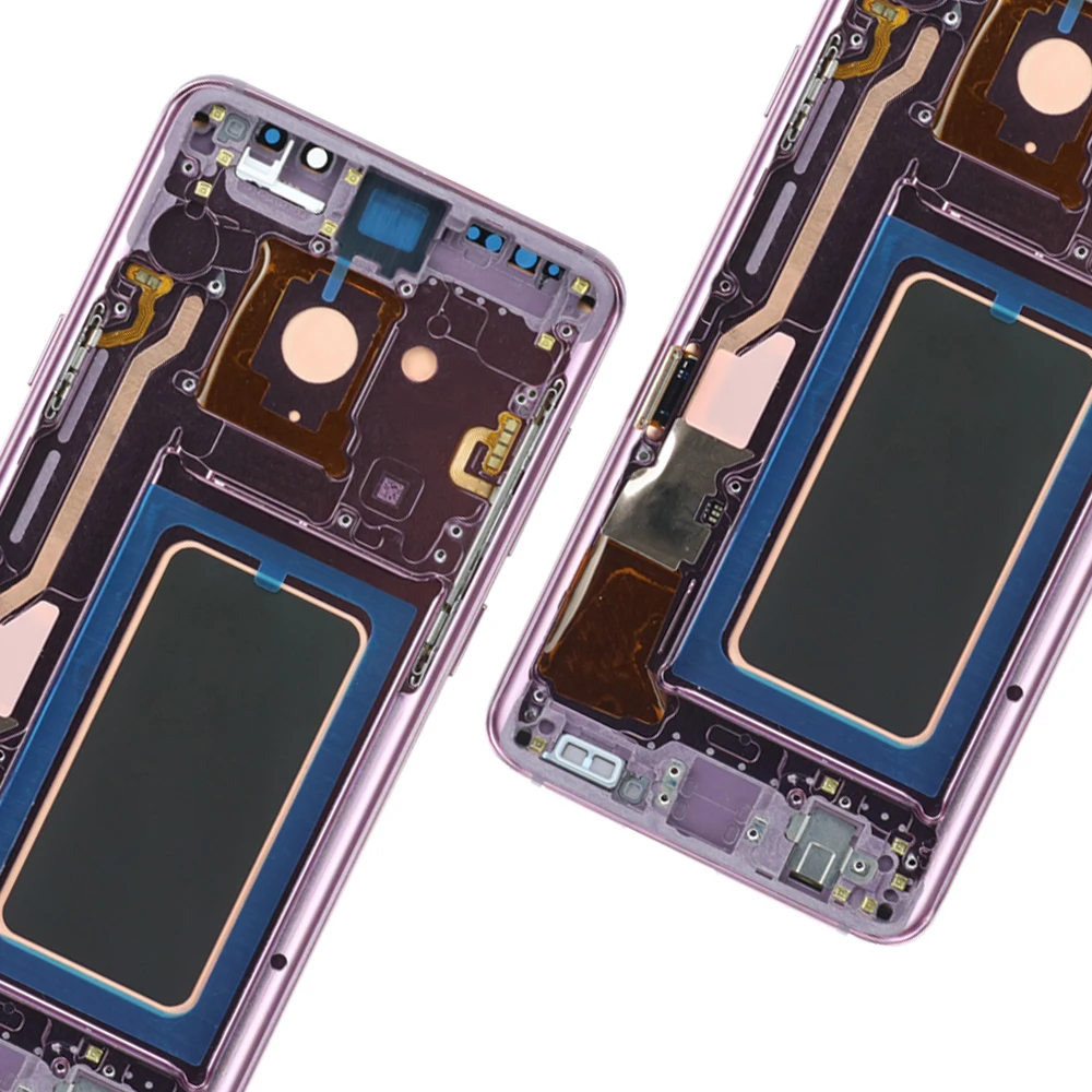 Оригинальная замена AMOLED для samsung Galaxy S9 S9+ ЖК сенсорный экран дигитайзер S9 G960 S9 Plus G965 дисплей с рамкой