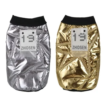 

Pet Vest Gold Coat for Small Medium Dogs Autumn Winter Warm Puppy Down Jacket Hoodies Cosmic Pet Product