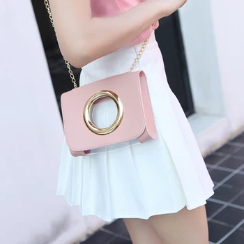 

Transparent Shoulder Bag For Women 2020 Cute Crossbody Bag With Chain Clear Purses And Handbags Designer Mini Messenger Bags