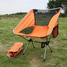

Outdoor Folding Beach Chair Portable Lightweight Moon Space Chair Self-Driving Travel Picnic Lazy Back Fishing Chair