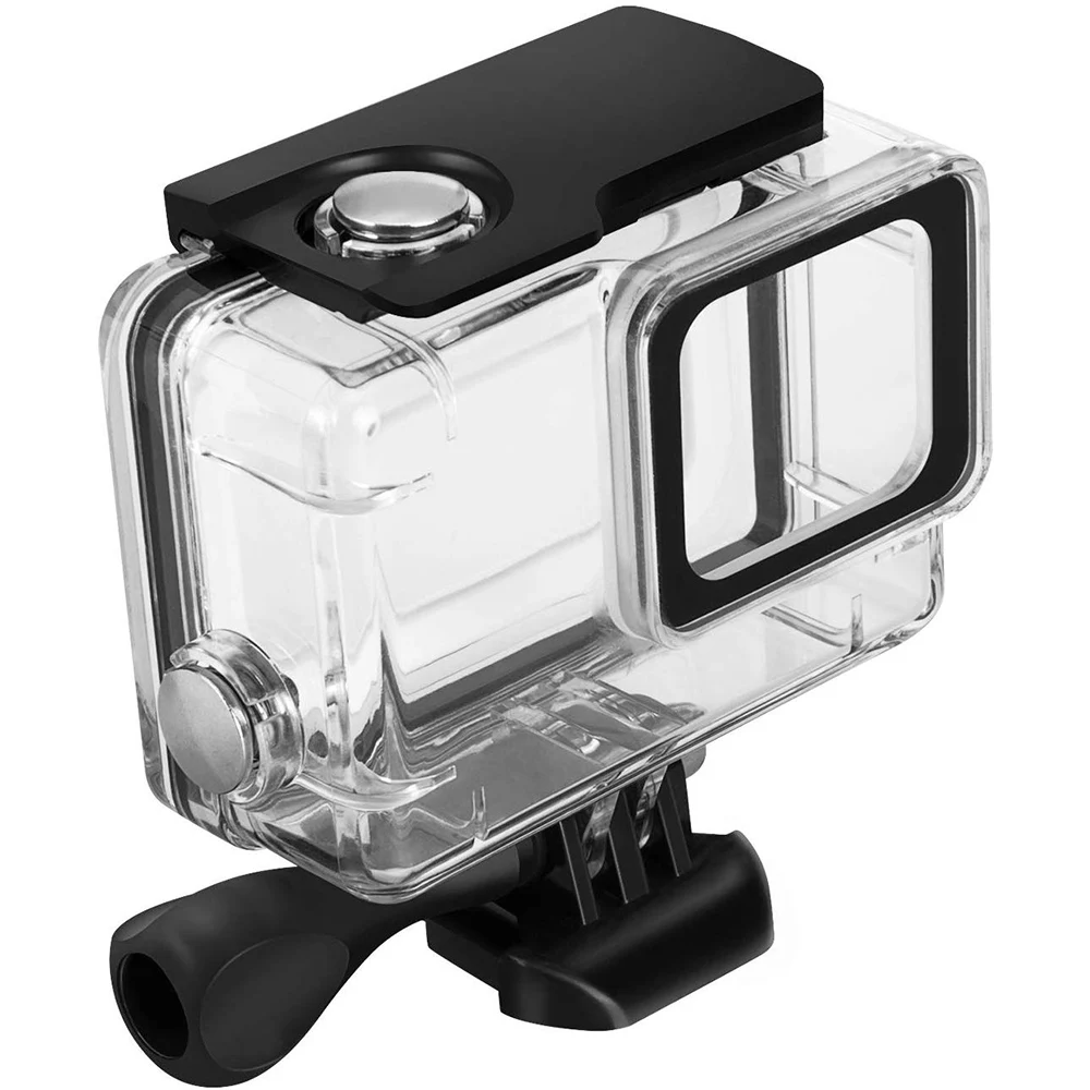 Водонепроницаемый чехол для GoPro Hero 7, серебристый/белый корпус, аксессуары, водонепроницаемый защитный корпус, корпус 45 метров для Go Pro