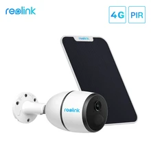 Reolink ir com painel solar bateria 4g cartão sim câmera de rede visão de luz das estrelas selvagem vigilância vídeo ip cam