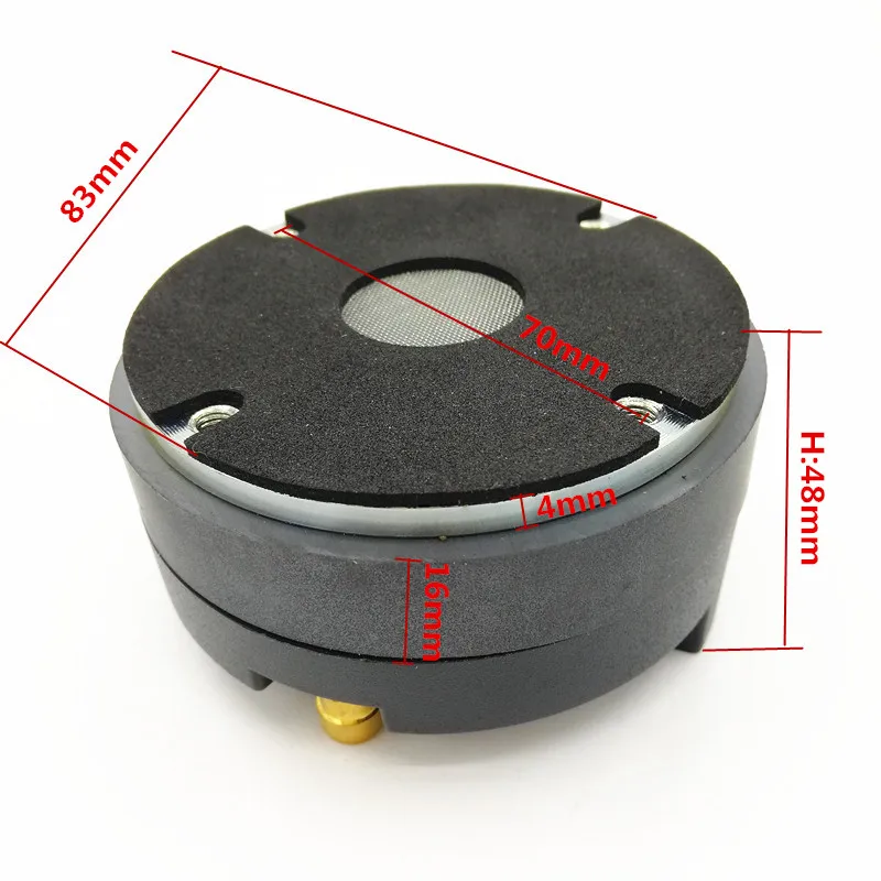 34mm-Core 8 Ohm Titanium Horn Tweeter Professional Audio Treble Head Flat dome tweeter speakers