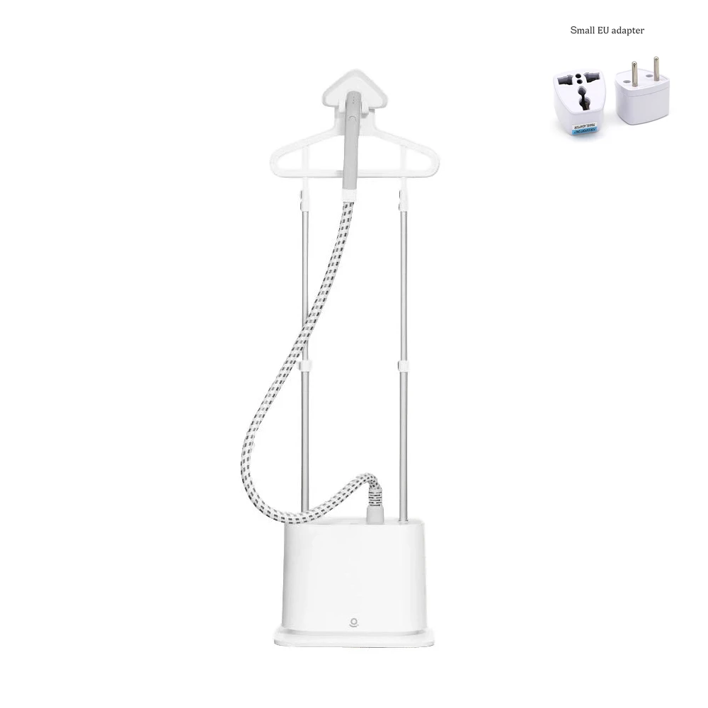 Xiaomi Mijia Lexiu Rosou GS1 Garment Steamer iron Household Double Pole Vertical Electric Clothes generator Home Hanging Ironing - Цвет: Add Small EU Adapter