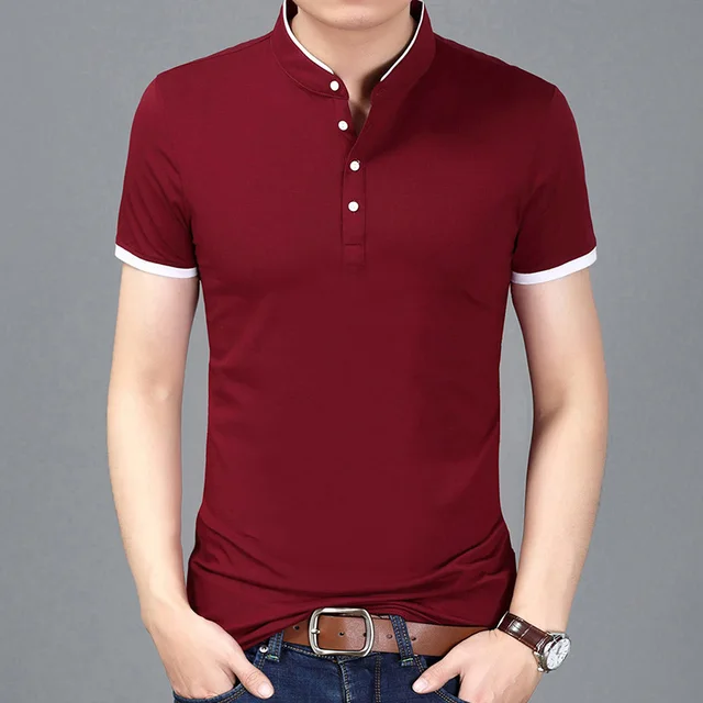 Slim Fit Short Sleeve T Shirt Men 