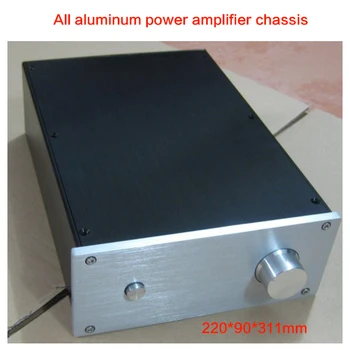 

DIY All Aluminum Power Amplifier Chassis Built-in Radiator Case JC229 Amplifier Shell Audiol Enclosure 220*90*311MM