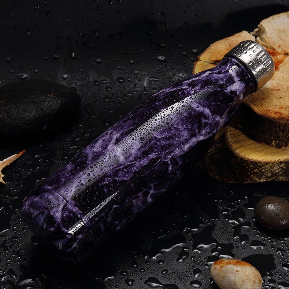 Thermos 12 500 мл бутылка-термос для колы Боулинг 304 нержавеющая сталь креативная Спортивная Термокружка термос - Цвет: Thermos 12