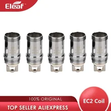 5 шт. Eleaf Melo 4 атомайзер головка EC2 катушка головка 0.3ом/0.5ом головка для Eleaf Melo 4 атомайзер/iKuun комплект Электронная сигарета катушка