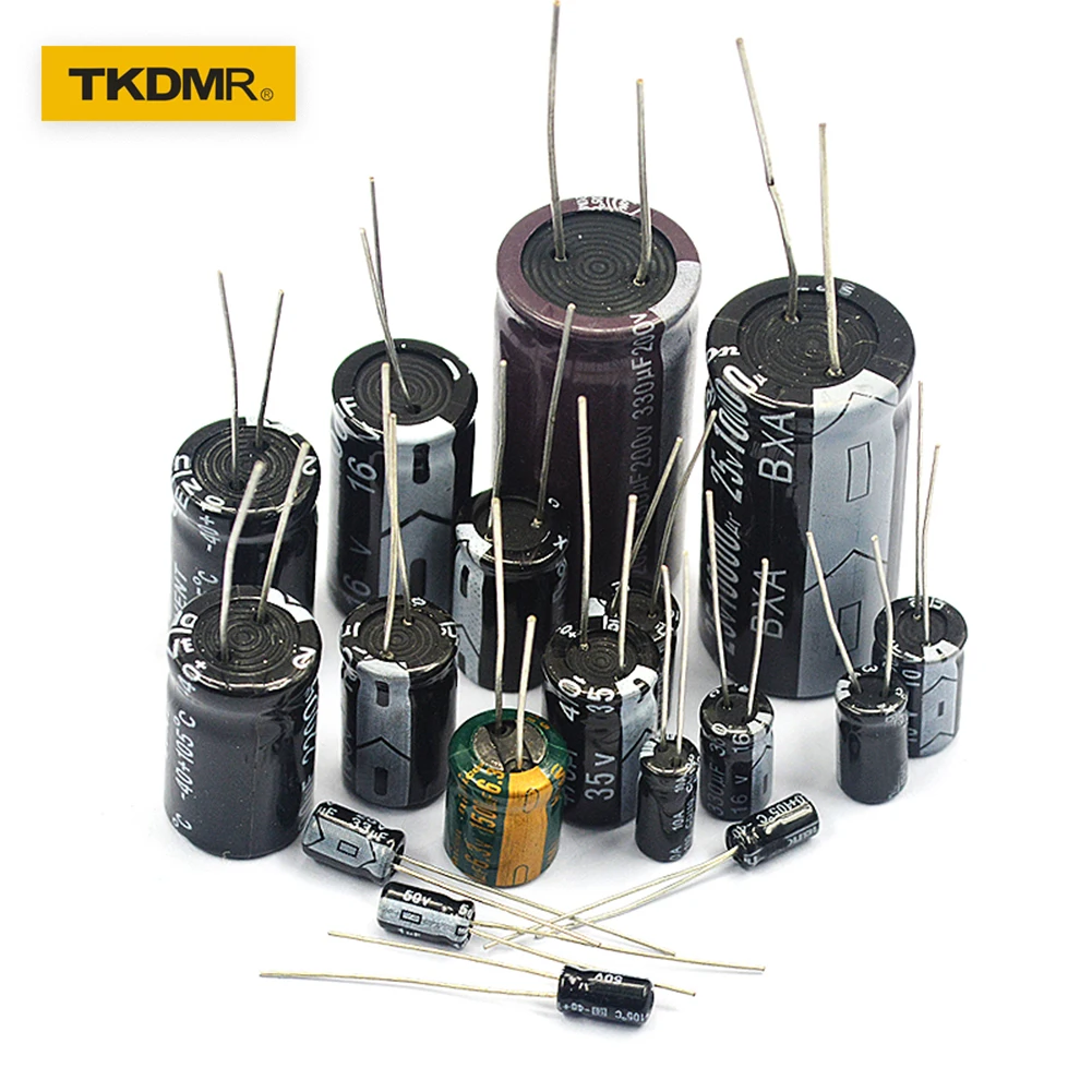 

5/10/20/50PCS aluminum electrolytic capacitor 6.3/10/16/2/35/63V/400V 10UF 100UF 1000UF 22UF 220UF 2200UF 33UF 330UF 47UF 470UF