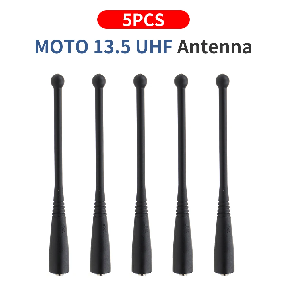 5x UHF 400 470 МГц Антенна для Motorola Radio HT1000 GP900 MT2000 MTX838 JT1000 LTS2000 двухсторонняя